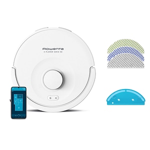 Aspirator robot ROWENTA X-Plorer Serie 90 Animal&Allergy RR8777WH, 0.26l, autonomie max 270 min, alb