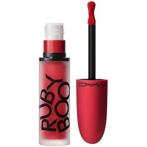 Ruj lichid MAC Powder Kiss, Ruby Boo Red, 5ml