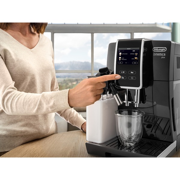 Espressor automat DE LONGHI Dinamica ECAM 370.70.B, 1.8l, 1450W, 19 bar, negru