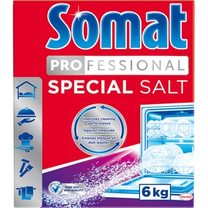 Sare dedurizanta pentru masina de spalat vase SOMAT Professional, 6 kg