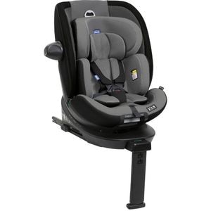 Scaun auto CHICCO Everone 81117, Isofix, 0-36 kg, i-Size, gri inchis-negru