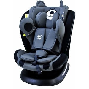 Scaun auto BUF BOOF Plus i-Size rotativ 360 grade ISIZEURSBLK, Isofix, 0-36 kg, albastru-negru