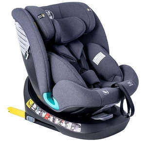Scaun auto BUF BOOF Deluxe i-Size rotativ 360 grade SAPHIRGREY, Isofix, 0-36 kg, gri-negru