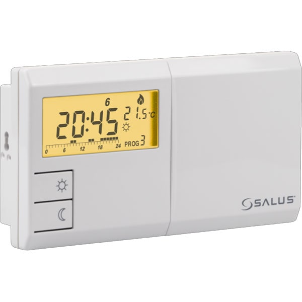 Termostat programabil cu fir pentru centrala SALUS 091FL, alb