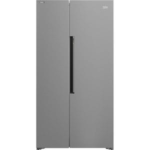 Side by Side BEKO GN163141XBN, No Frost, 593 l, H 179 cm, Clasa E, argintiu