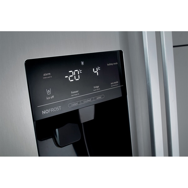 Side by Side GORENJE NRS9182VXB1, NoFrost Plus, 560 l, H 179 cm, Clasa E, gri