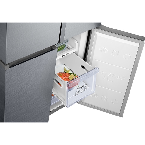 Side by Side SAMSUNG RF50K5920S8/EO, No Frost, Triple Cooling, 535 l, H 192 cm, Clasa F, inox
