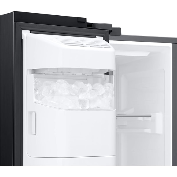Side by Side SAMSUNG RS6HA8891B1/EF, No Frost, 614 l, H 178 cm, Clasa E, Dozator apa, Wi-Fi, dark inox
