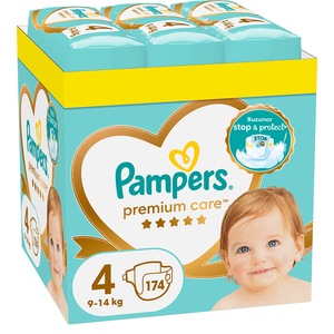 Scutece PAMPERS Premium Care XXL Box nr 4, Unisex, 9-14 kg, 174 buc