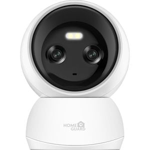 Camera interior duala HOMEGUARD HGWIP222, 4Mp+4Mp, 2K, IR, alb