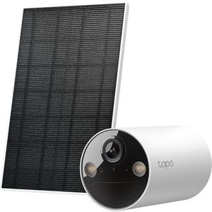 Camera IP Wireless exterior TP-LINK Tapo C410 KIT, 3MP, 1296p, IR, Night Vision, alb