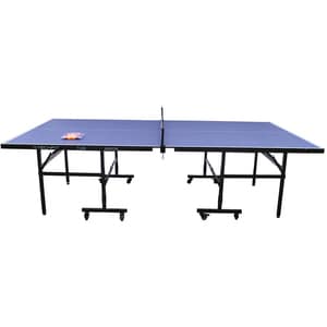 Masa de ping pong TECHFIT 12N, 12 mm, pliabila, albastru