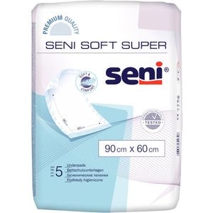 Aleze absorbante SENI Soft, Super, 60x90 cm, 5 buc