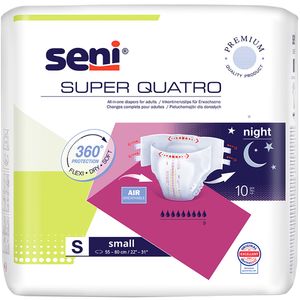 Scutece pentru adulti SENI Super Quatro, S, 10 buc