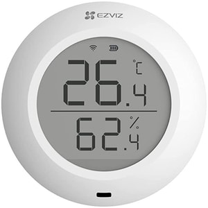 Senzor temperatura si umiditate EZVIZ CS-T51C, Wi-Fi, ZigBee, alb