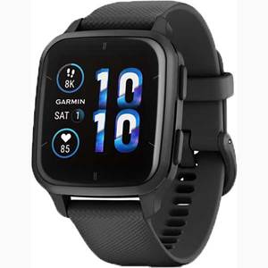 Smartwatch GARMIN Venu Sq 2 Music Edition, 40mm, Wi-Fi, Android/iOS, silicon, Slate/Black
