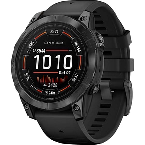 Smartwatch GARMIN Epix Pro (Gen 2) Standard Edition 47mm, Wi-Fi, GPS, Android/iOS, silicon, Slate Gray/Black