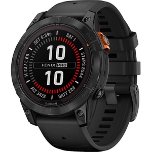 Smartwatch GARMIN Fenix 7 Pro Solar Edition 47mm, Wi-Fi, GPS, Android/iOS, silicon, Slate Gray/Black