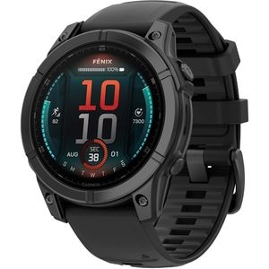 Smartwatch GARMIN Fenix E, 47mm, AMOLED, Wi-Fi, GPS, Android/iOS, Slate Gray Black