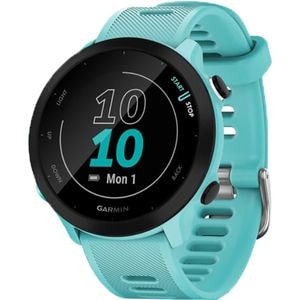 Smartwatch GARMIN Forerunner 55 42mm, GPS, Android/iOS, silicon, Aqua