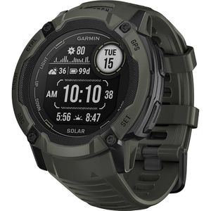 Smartwatch GARMIN Instinct 2X Solar 50mm, GPS, Android/iOS, silicon, Moss