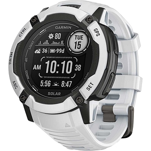 Smartwatch GARMIN Instinct 2X Solar 50mm, GPS, Android/iOS, silicon, Whitestone