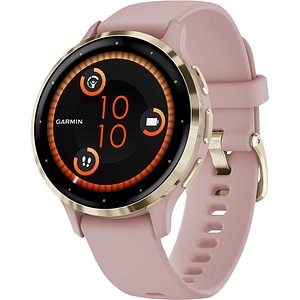 Smartwatch GARMIN Venu 3S 41mm, Wi-Fi, GPS, Android/iOS, silicon, Dust Rose/Soft Gold