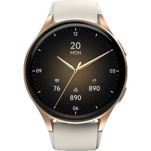 Smartwatch HAMA 8900, Android/iOS, GPS, silicon, bej/auriu
