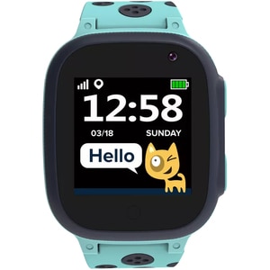 Smartwatch pentru copii CANYON Sandy KW-34, 2G, GPS, Android/iOS, silicon, albastru