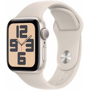 APPLE Watch SE (2nd Gen) V2, GPS, 40mm Starlight Sport Aluminium Case, Starlight Sport Band - M/L