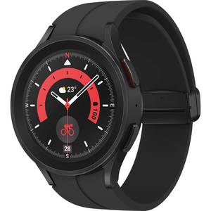 Smartwatch SAMSUNG Galaxy Watch5 Pro, 45mm, 4G, Wi-Fi, Android, Black Titanium