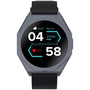 Smartwatch CANYON Otto SW-86, Android/iOS, silicon, negru