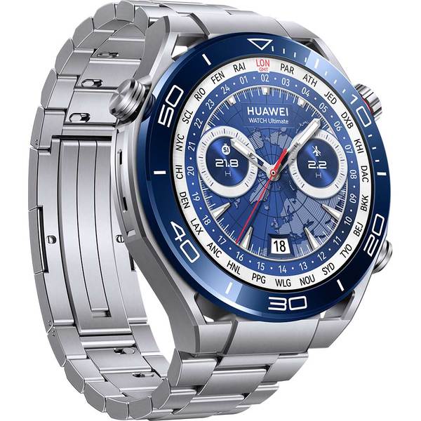 Smartwatch HUAWEI Watch Ultimate Voyage Blue, Android/iOS, Titanium Strap