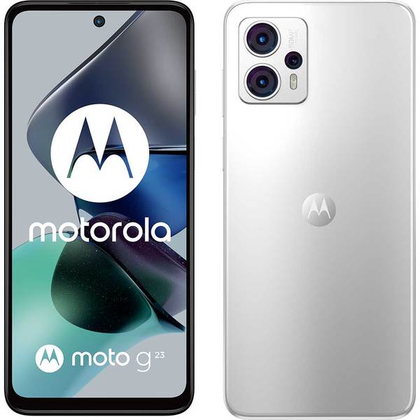 Telefon MOTOROLA Moto G23, 128GB, 8GB RAM, Dual SIM, Pearl White