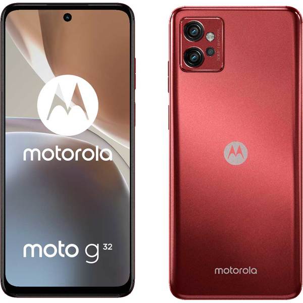 Telefon MOTOROLA Moto G32, 128GB, 6GB RAM, Dual SIM, Red
