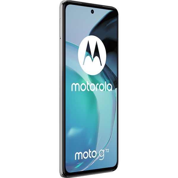 Telefon MOTOROLA Moto G72, 128GB, 8GB RAM, Dual SIM, Mineral White