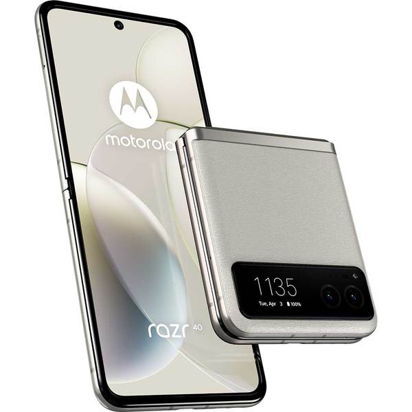 Telefon MOTOROLA Razr 40 5G, 256GB, 8GB RAM, Dual SIM, Vanilla Cream