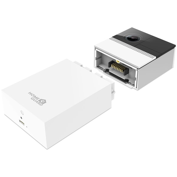 Sonerie video wireless HOMEGUARD HGBVD-853, 1080P, Wi-Fi, senzor de miscare, alb