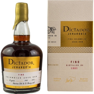 Rom Dictador Jerarquia Fino 29YO, 0.7L