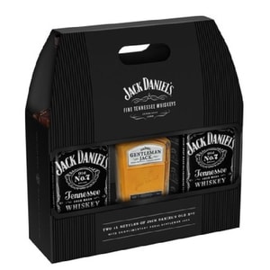 Whisky Jack Daniel's Black Label 2 sticle x 1L + Whisky Jack Daniel's Gentelman Jack, 0.2L