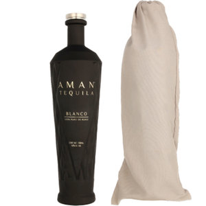 Pachet Tequila Aman Blanco, 0.7L + husa