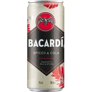 Rom Bacardi Spiced Cola bax 0.25L x 12 doze