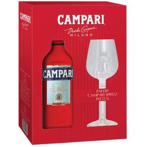 Set Aperitiv Campari, 0.7L + pahar