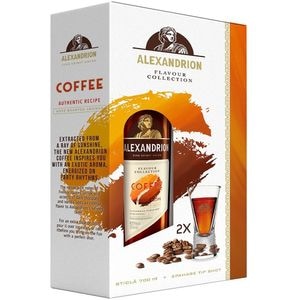 Set Brandy Alexandrion Coffee, 0.7L + 2 pahare