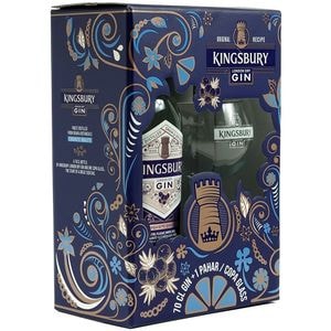 Set Gin Kingsburry, 0.7L + 1 pahar