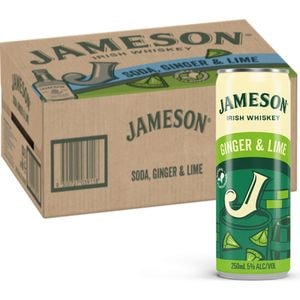 Cocktail cu alcool Jameson Ginger & Lime bax 0.25L x 12 doze
