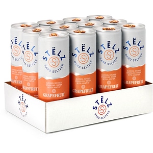 Cocktail cu alcool Stelz Hard Seltzer Grapefruit bax 0.25L x 12 doze