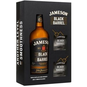 Set Whisky Jameson Black Barrel 0.7L + 2 pahare