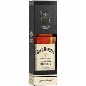 Lichior Jack Daniels Honey, 0.7L + 1 pahar