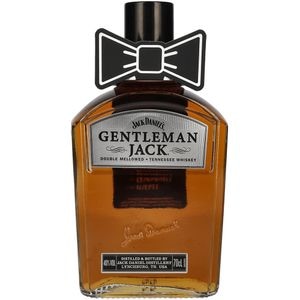 Pachet Whisky Jack Daniel's Gentleman Jack, 0.7L + papion